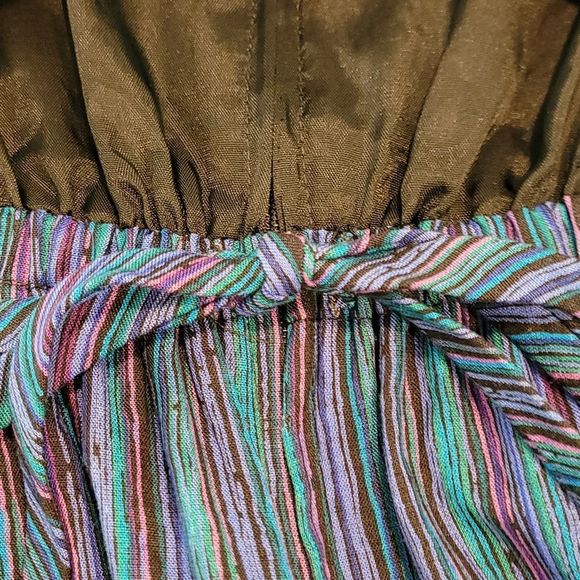 Vintage All That Jazz culottes jumpsuit with sleeveless black button top - Picture 9 of 10